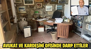Avukat ve Kardeşini Ofisinde Darp Ettiler