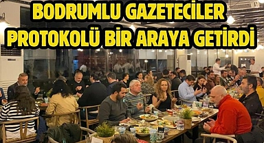 Bodrumlu Gazeteciler Protokolü Bir Araya Getirdi