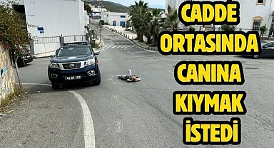 Cadde Ortasında Canına Kıymak İstedi