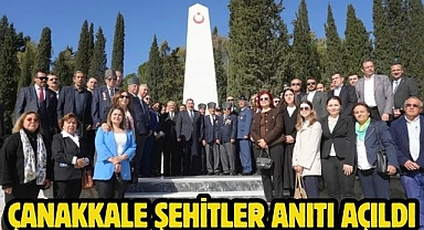 Çanakkale Şehitler Anıtı açıldı