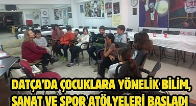Datça’da Çocuklara Yönelik Bilim, Sanat ve Spor Atölyeleri Başladı 