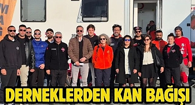 Derneklerden Kan Bağışı