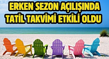 Erken Sezon Açılışında Tatil Takvimi Etkili Oldu