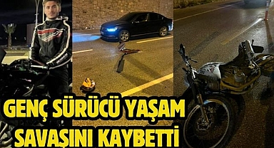 Genç Sürücü Yaşam Savaşını Kaybetti