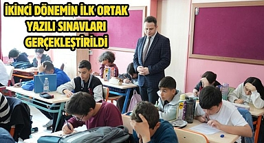 İKİNCİ DÖNEMİN İLK ORTAK YAZILI SINAVLARI GERÇEKLEŞTİRİLDİ