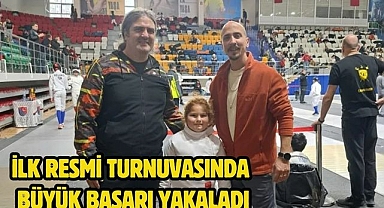 İLK RESMİ TURNUVASINDA BÜYÜK BAŞARI YAKALADI