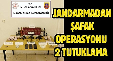 Jandarmadan Şafak Operasyonu 2 Tutuklama 