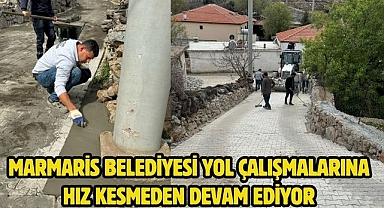 Marmaris Belediyesi Yol Çalışmalarına Hız Kesmeden Devam Ediyor 