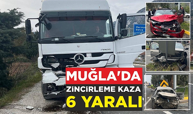 Muğla'da Zincirleme Kaza: 6 Yaralı