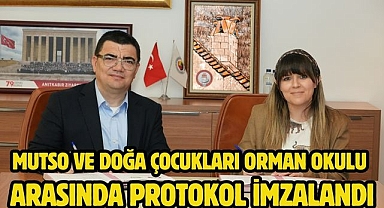 MUTSO VE DOĞA ÇOCUKLARI ORMAN OKULU ARASINDA PROTOKOL İMZALANDI 