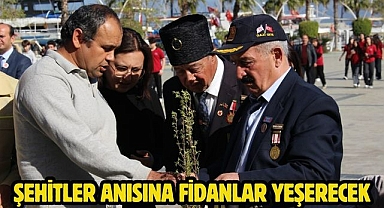 Şehitler Anısına Fidanlar Yeşerecek