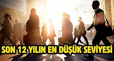 Son 12 yılın en düşük seviyesi