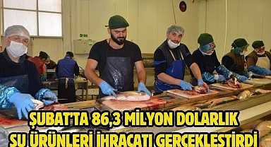 Şubat’ta 86,3 Milyon Dolarlık Su Ürünleri İhracatı Gerçekleştirdi 