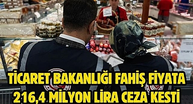 Ticaret Bakanlığı fahiş fiyata 216,4 milyon lira ceza kesti