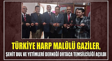 Türkiye Harp Malûlü Gaziler, Şehit Dul ve Yetimleri Derneği Ortaca Temsilciliği açıldı