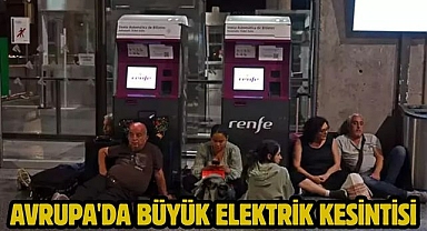 Avrupa'da büyük elektrik kesintisi