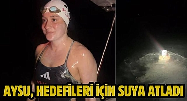 Aysu, Hedefleri için Suya Atladı