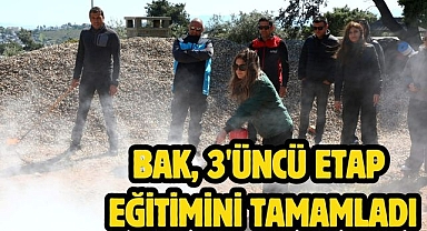 BAK, 3'ÜNCÜ ETAP EĞİTİMİNİ TAMAMLADI