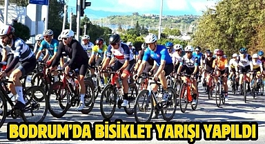 Bodrum’da bisiklet yarışı yapıldı