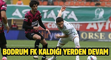 Bodrum FK Kaldığı Yerden Devam