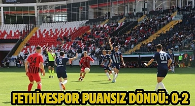 Fethiyespor Puansız Döndü: 0-2