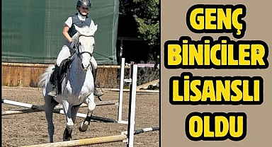 Genç biniciler lisanslı oldu