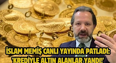 İslam Memiş Canlı Yayında Patladı: 'Krediyle Altın Alanlar Yandı!'
