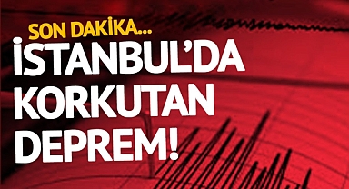 İstanbul'da şiddetli deprem
