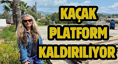 Kaçak Platform Kaldırılıyor 