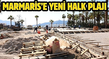 MARMARİS’E YENİ HALK PLAJI