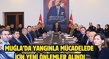 Muğla’da Yangınla Mücadelede için Yeni Önlemler Alındı