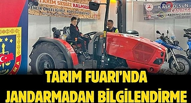 Tarım Fuarı’nda Jandarmadan Bilgilendirme