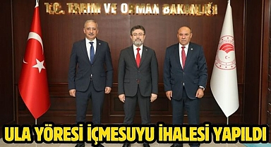Ula Yöresi İçmesuyu İhalesi Yapıldı
