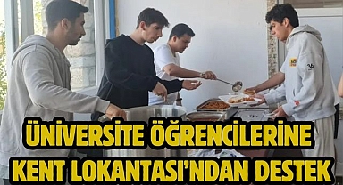 Üniversite öğrencilerine Kent Lokantası’ndan destek