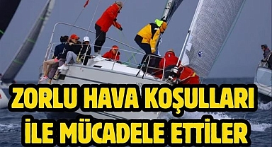 Zorlu hava koşulları ile mücadele ettiler