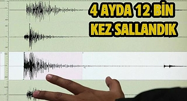 4 ayda 12 bin kez sallandık