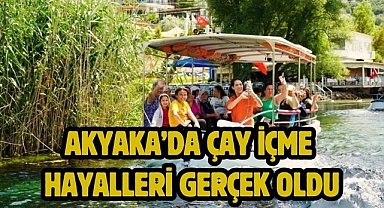Akyaka’da çay içme hayalleri gerçek oldu