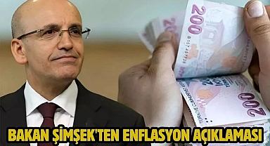 Bakan Şimşek'ten enflasyon açıklaması