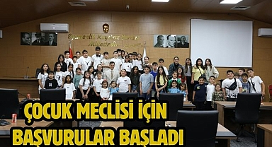 ÇOCUK MECLİSİ İÇİN BAŞVURULAR BAŞLADI