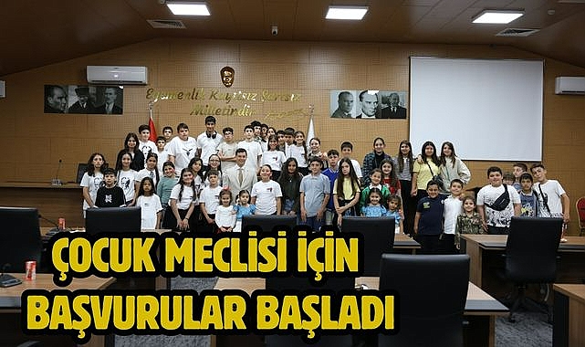 ÇOCUK MECLİSİ İÇİN BAŞVURULAR BAŞLADI