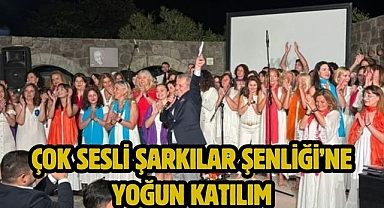 Çok Sesli Şarkılar Şenliği’ne yoğun katılım