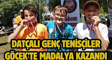 Datçalı Genç Tenisçiler Göcek’te Madalya Kazandı