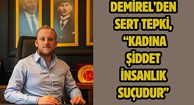 Demirel’den Sert Tepki, “Kadına Şiddet İnsanlık Suçudur”