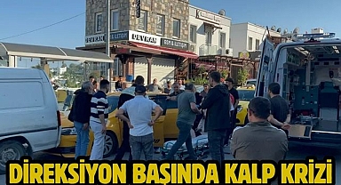 Direksiyon başında kalp krizi