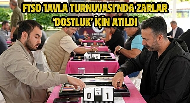 FTSO Tavla Turnuvası’nda zarlar ‘dostluk’ için atıldı