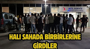 Halı Sahada Birbirlerine Girdiler