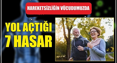 HAREKETSİZLİĞİN VÜCUDUMUZDA YOL AÇTIĞI 7 HASAR