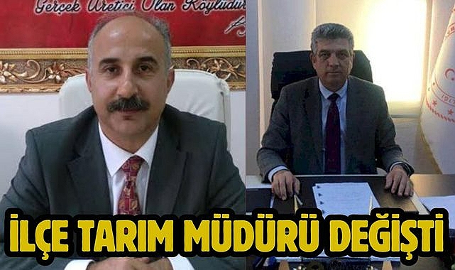İlçe Tarım Müdürü Değişti 