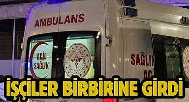 İşçiler birbirine girdi