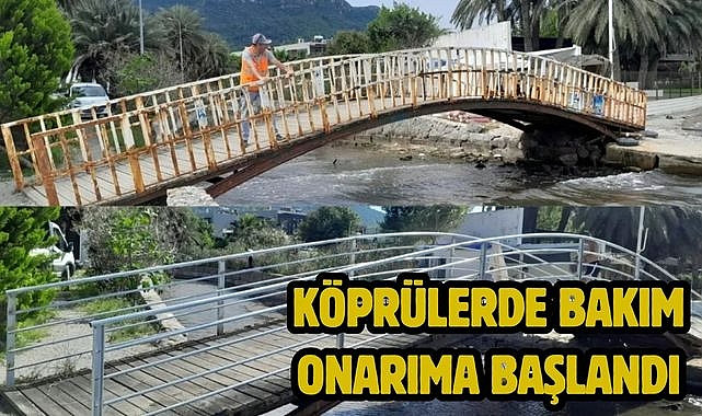 Köprülerde Bakım Onarıma Başlandı